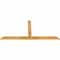 Ekena Millwork Portland Rough Sawn Timber Gable Bracket, Western Red Cedar, 72"W x 33"H x 2"D x 4"F, 11/12 Pitch GBW072X33X0204POR00RWR - alternate 2